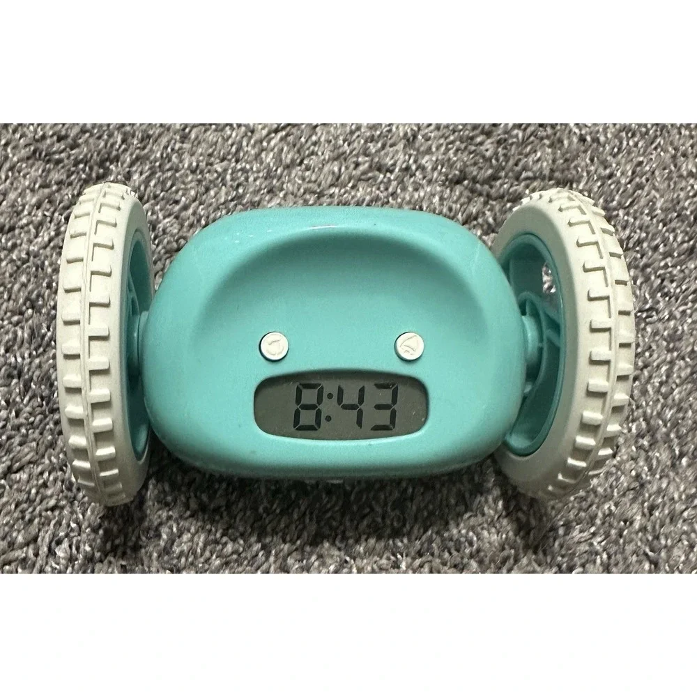 Clocky Noisy Runaway Alarm Clock on Wheels For Heavy Sleepers